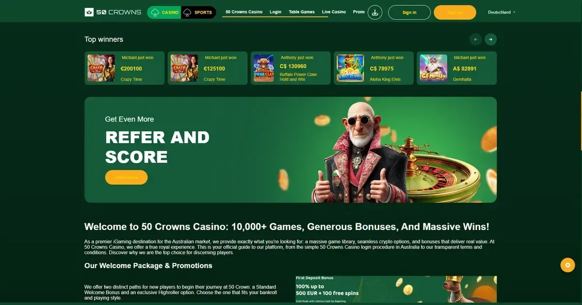 Welcome bonus
