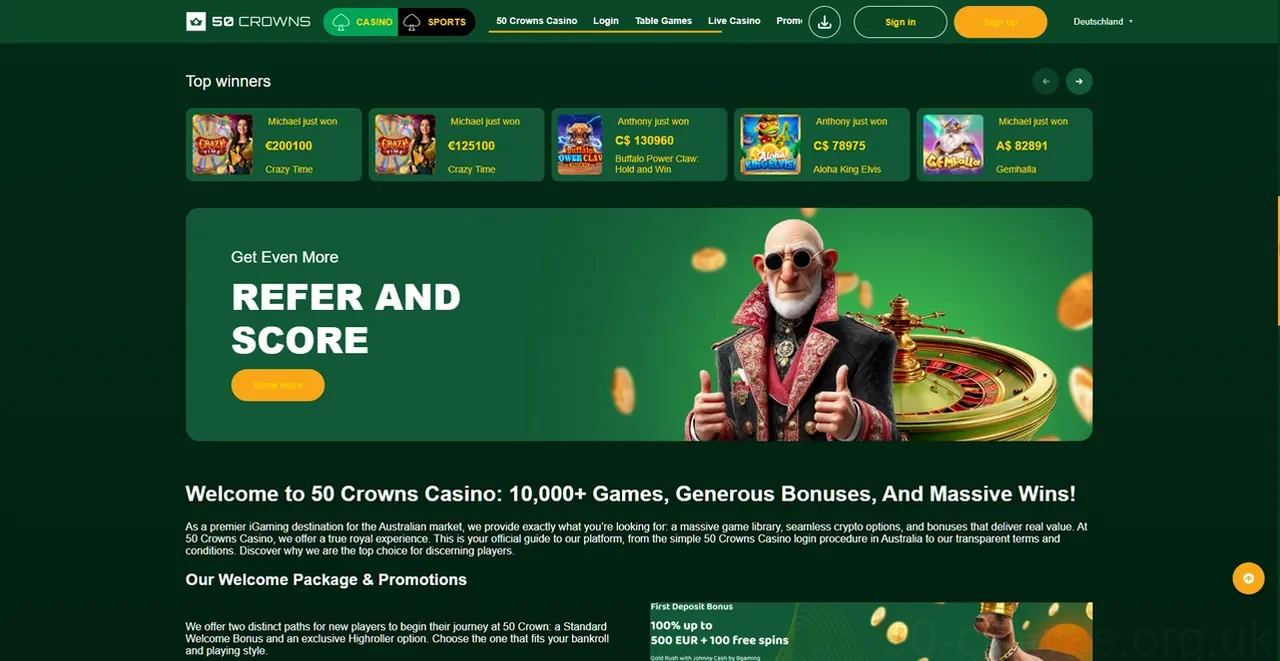 50crowns Casino Casino